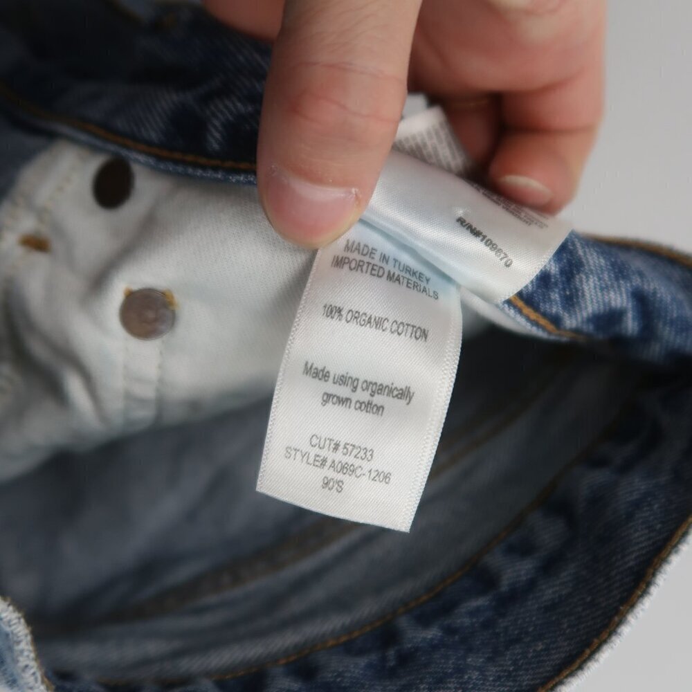 AGOLDE 90's Mid‎ Rise Loose Fit Jeans in Streamline Size 27 - Picture 6 of 12